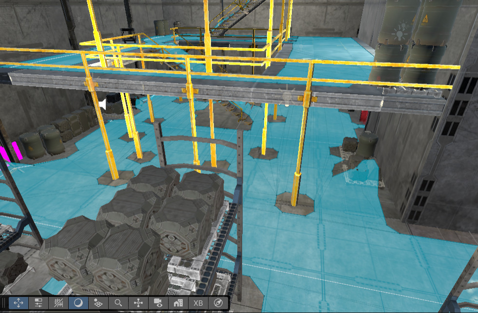 Testing NavMesh for controlling navigable paths